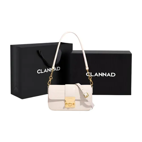 Clannad Сумка через плечо из коровьей кожи маленькая женская сумка ледниково-белый цвет