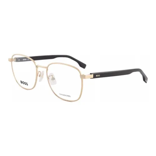BOSS Сплав Пластик Оправа Овал Оправы для очков Мужской Золото