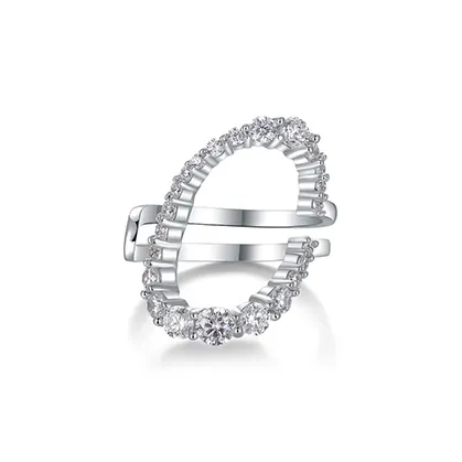 Triple Tipsy Сплав/Серебряное покрытие/Золотое покрытие Кольца Женские