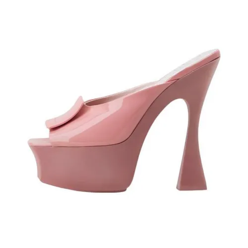 Roger Vivier Слипоны Женские Розовые