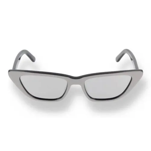 AMBUSH Пластиковая оправа нерегулярная форма солнцезащитные очки женские серый