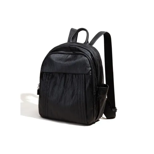 VANDEE Рюкзак кожа женский черный