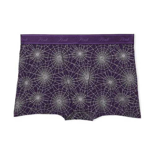 Victoria's Secret Розовый логотип Микро High Обхват талии Boyshort Panty PPHFSWP Нижнее белье Женские 1 шт Фиолетовый