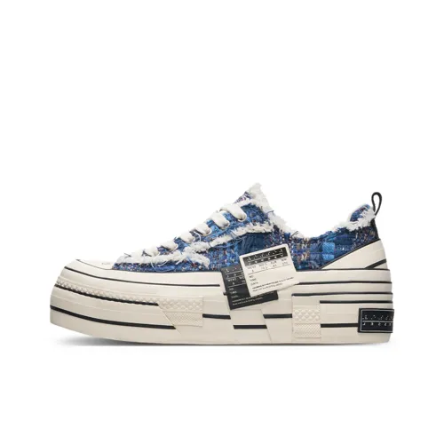 XVESSEL Low-Top Canvas Shoes Seine Blue Unisex  
XVESSEL Низкие кеды Seine синие унисекс