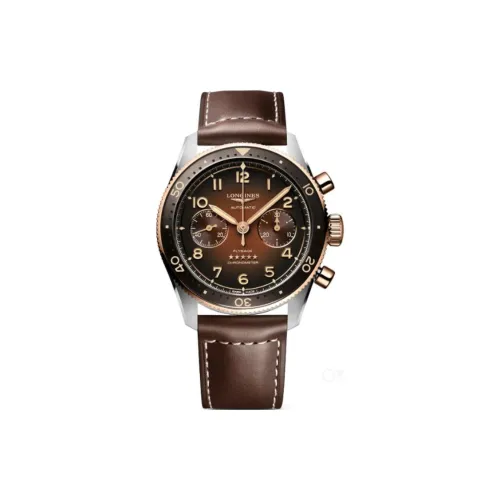 LONGINES Автоматический Механический Механизм Мужские Часы Spirit Collection 42 мм Коричневый