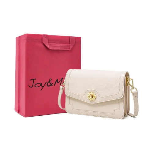 Joy Mario Коровья кожа Сумка для повседневного использования Сумка через плечо Стандартная Женская Экрю Цвет печенья Классический черный