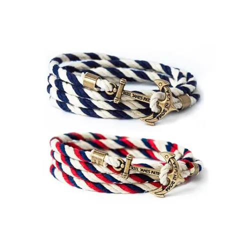 Kiel James Patrick Медный Anchor Конопля Браслет Шнурки для браслетов Унисекс