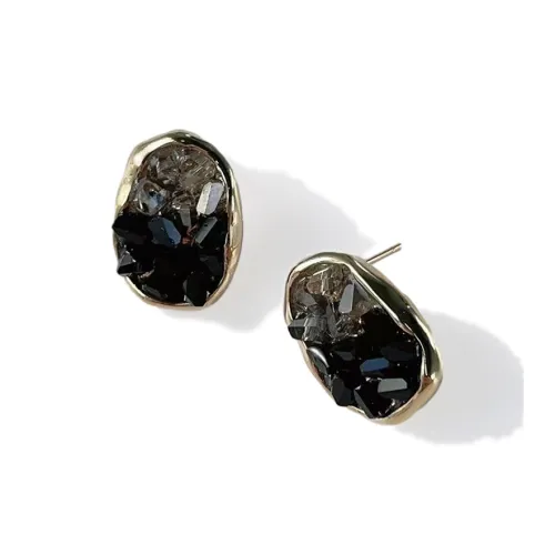 ZWU Медные Серьги из органического стекла Женские