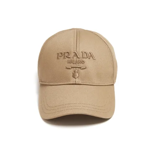 PRADA Ткань Кепки Мужской Коричневый
