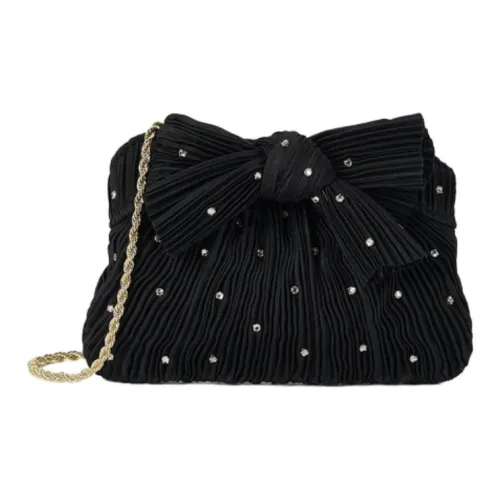 Loeffler Randall Полиэстер Жаккард Одно плечо Через плечо Клатч Средний Женский Черный