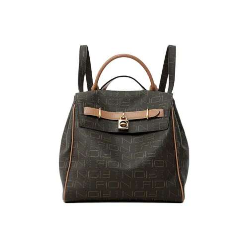 FION Холст Покрытие Двойная Сумка через плечо Портативная Сумка через плечо Сумка через плечо Средняя Женская Многоцветная