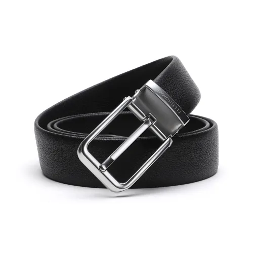 ELLE HOMME Ремень с застежкой Casual Fashion верхний слой коровьей кожи ремни для мужчин черный ширина 3 4 см