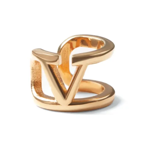 Valentino Металлические серьги Clip ON золотые женские