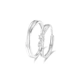 Полный Карамельно-коричневый Возлюбленная Парные кольца [Стиль Три]