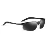 Черная оправа с черно-серыми линзами