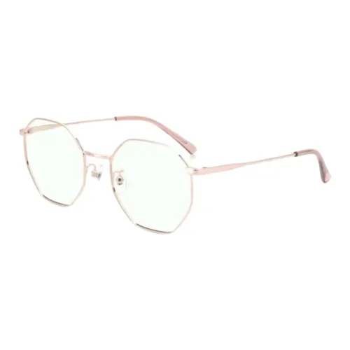 JINS Сплав Металл Круглые Солнцезащитные очки Унисекс Розовое Золото