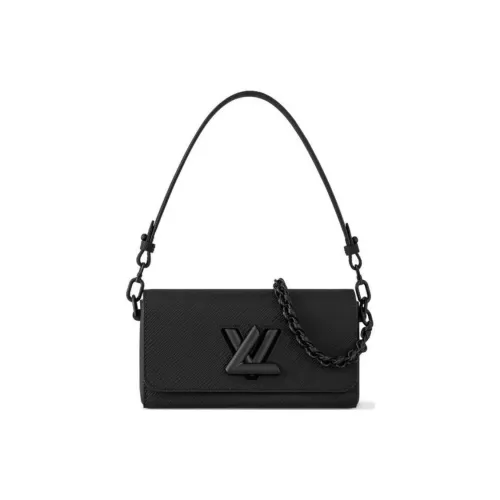 LOUIS VUITTON Epi Коровья кожа Одно плечо Сумка Женская Черная