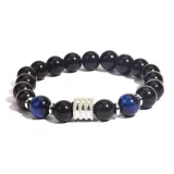 Синий тигр, глаз камня, маленький, браслет с обхватом талии