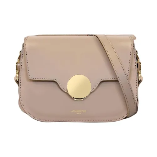 Le Parmentier Кожа Сумка через плечо Сумка на плечо Стандартная Женская Песочного цвета