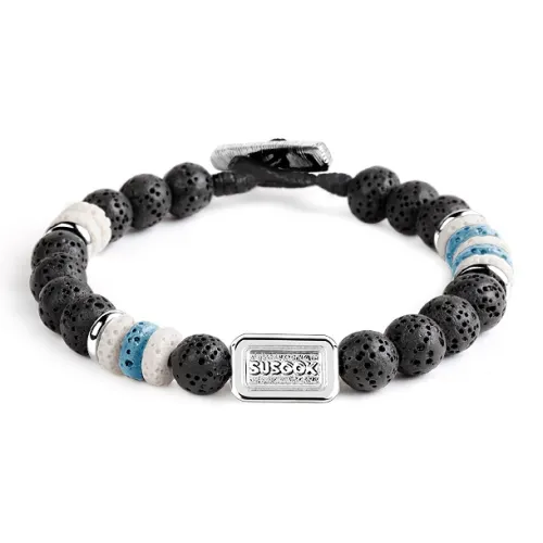 SUSOOK Браслеты из вулканического камня Унисекс Черный