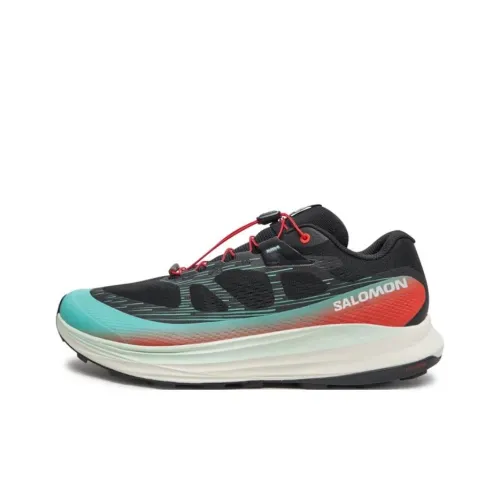 SALOMON Ultra Glide 2 Противоскользящие устойчивые к истиранию низкий топ беговые кроссовки мужские черные