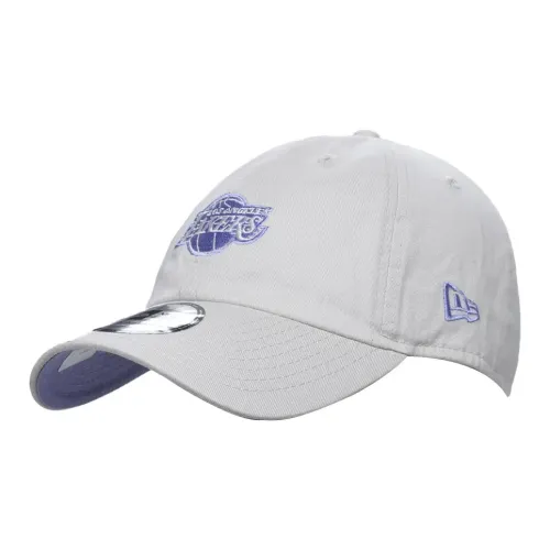 New Era Хлопковые кепки унисекс серые