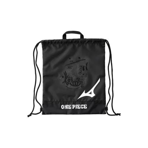 Mizuno ONE PIECE Collaboration Polyester Backpack Regular Unisex Black White