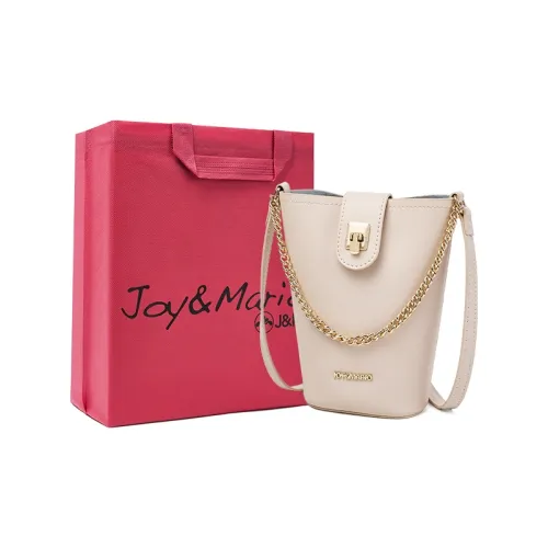 Joy Mario Чехол для телефона из коровьей кожи ведрообразная сумка сумка через плечо маленькая женская экрю молочный коричневый классический черный