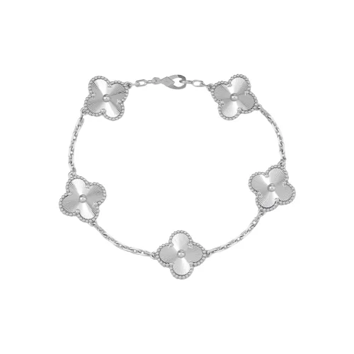 Van Cleef Arpels 18К Белое золото Браслеты Женское серебро