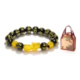 Двойной браслет с подвесками в виде животных + коробка "Летающий Феникс"