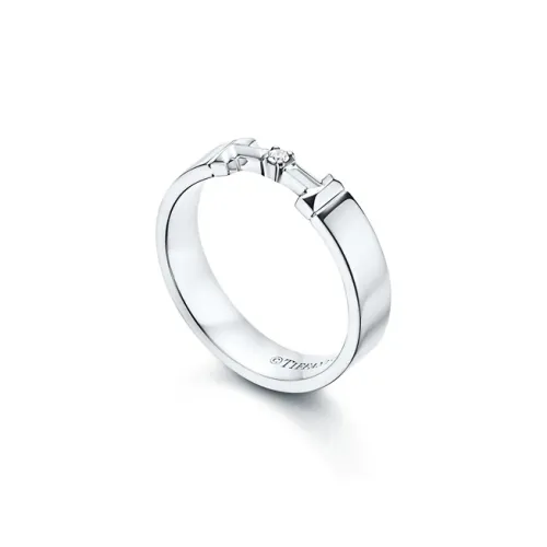 TIFFANY & CO. T Кольца Белое золото Мужской