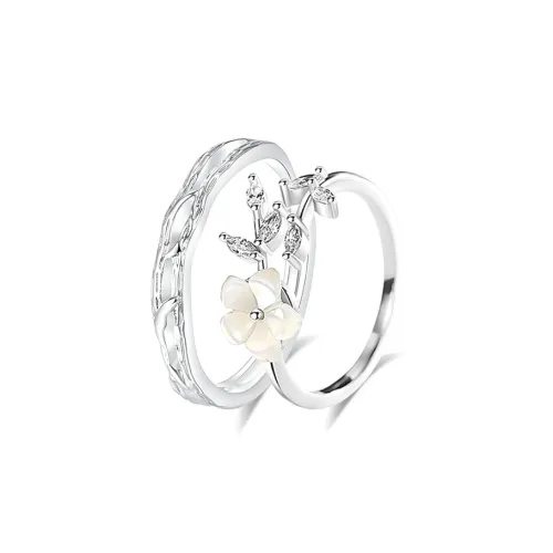 MUYAN Сплав Вишневый цветок Переплетенное Кольцо Унисекс