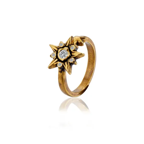 Anxious Медные Кольца Женские Золотые