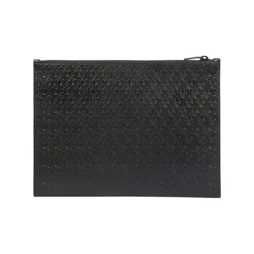 SAINT LAURENT Натуральная кожа Клатч Стандартный Мужской Черный