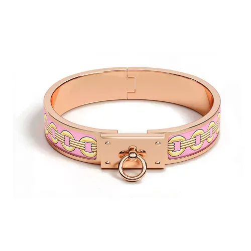 HERMES Clic Браслеты Женские Розовое Золото