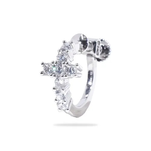 WIC Циркон Нижняя заколка On Серьги Унисекс