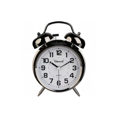 TELESONIC Механизм с плавным ходом секундной стрелки Металл Будильник Унисекс