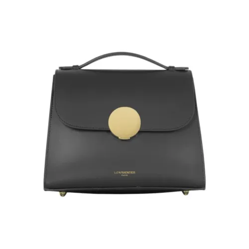 Le Parmentier Телячья кожа Сумка через плечо Сумка Обычная Женская Черная