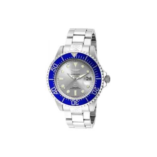 INVICTA Автоматические механические мужские часы, 47 мм, серебряный