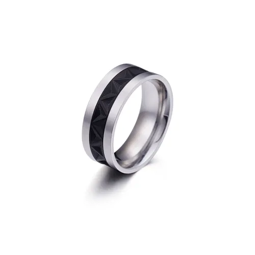 VEODO Кольца из титана и стали унисекс