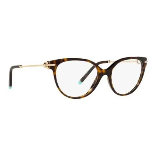 TIFFANY CO. Металлические ацетатные оправы для очков нерегулярной формы унисекс черепаховый цвет