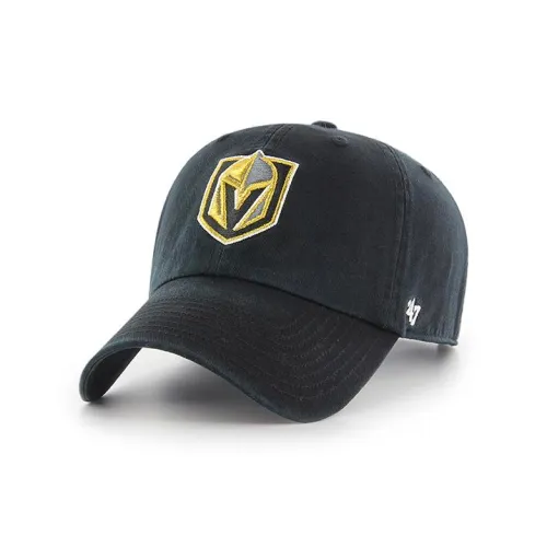 '47 Выстиранный хлопок Твил Ткань кепки унисекс черный