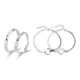 Мёбиус Комплект для пары (Кольцо + Браслет)