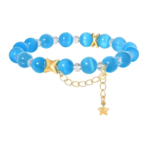 LIANDUO Искусственное стекло Кошачий глаз Браслеты Женские