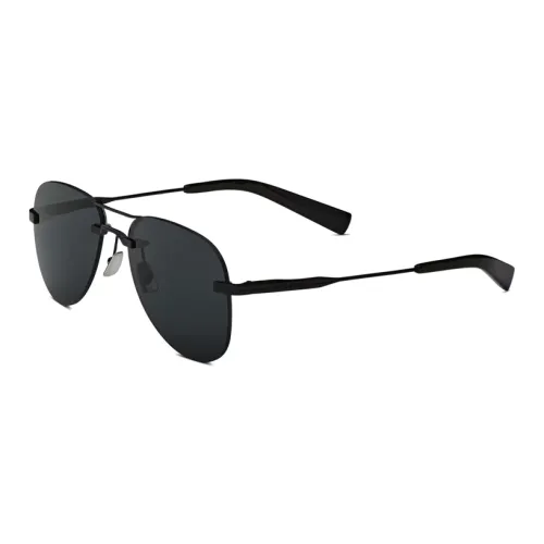 SAINT LAURENT Металлизированный ацетат нейлон солнцезащитные очки Aviator мужской черный