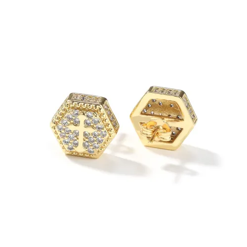 KING OF BLING Сплав Серьги-гвоздики Унисекс