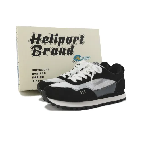 HELIPORT Низкий топ Casual Мужской Черный Коробка Включено