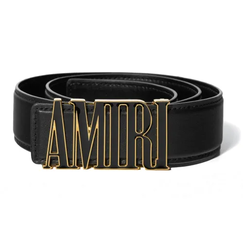 AMIRI Ремни из коровьей кожи, черные, мужские