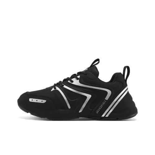 JEEP SPIRIT Износостойкий и Легкий Низкий Топ Повседневная Обувь Мужская Черная