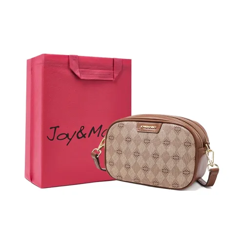 Joy Mario ПВХ Сумка через плечо Женская Хаки Карамельный кофейный